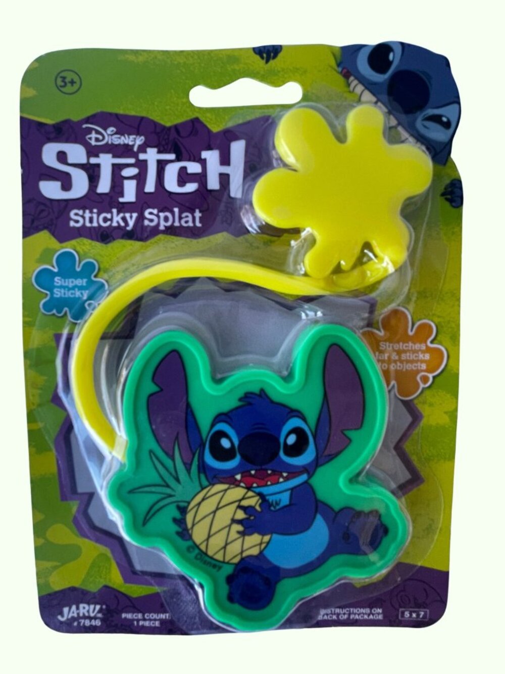 NEW Stitch Sticky Splat Toy Disney Stretch & Stick Fun Kids Gift